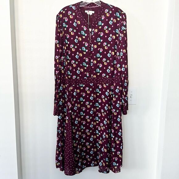 Boden Christina Floral Midi Dress 20-22L - Picture 2 of 10